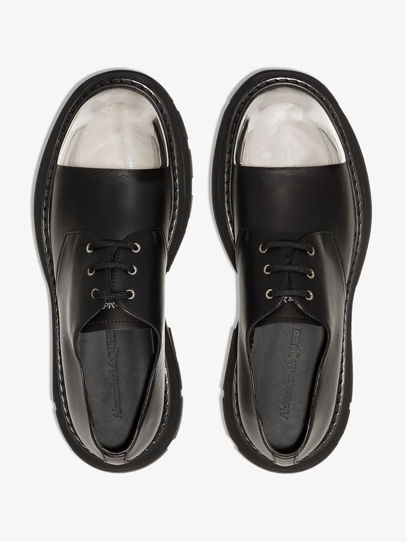 Black Tread Derby Shoes