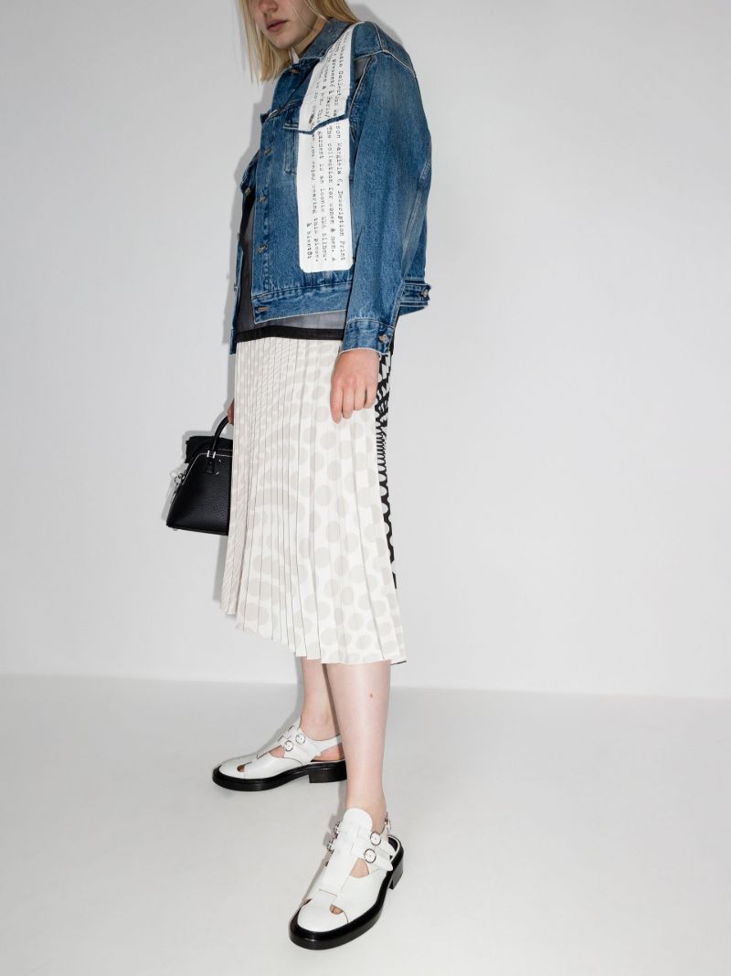 Polka-dot Midi Skirt