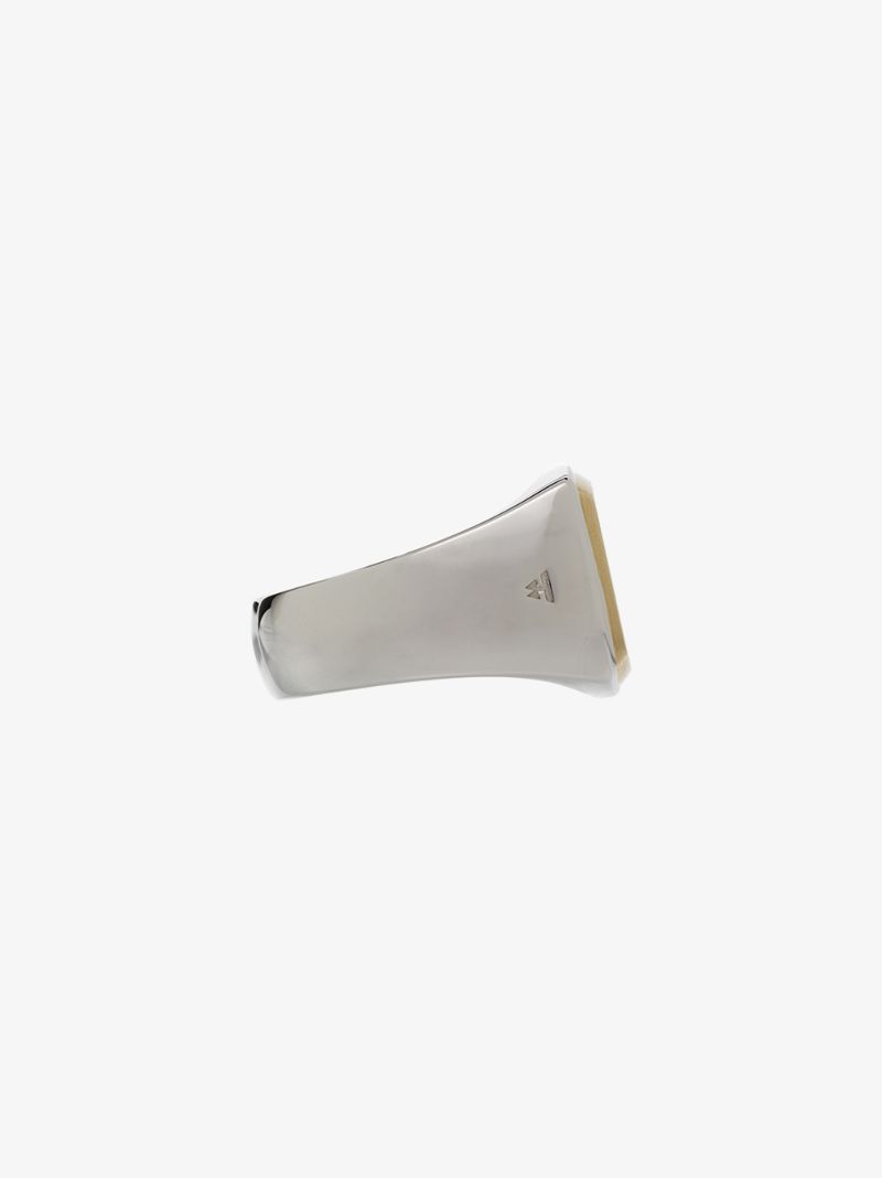 Gold-plated Cushion Ring