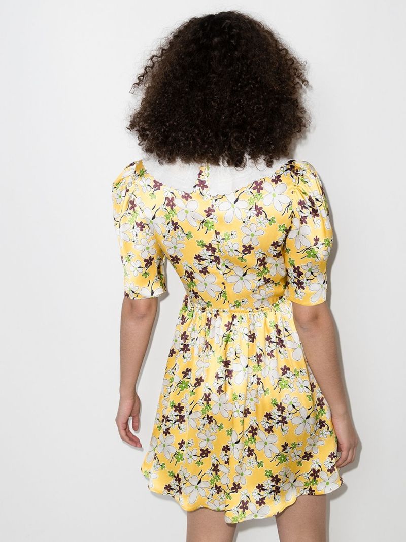 Floral SablÃ_x0083_© Mini Dress