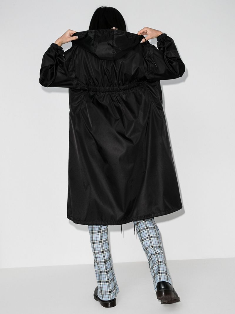 Hooded Zip-up Raincoat