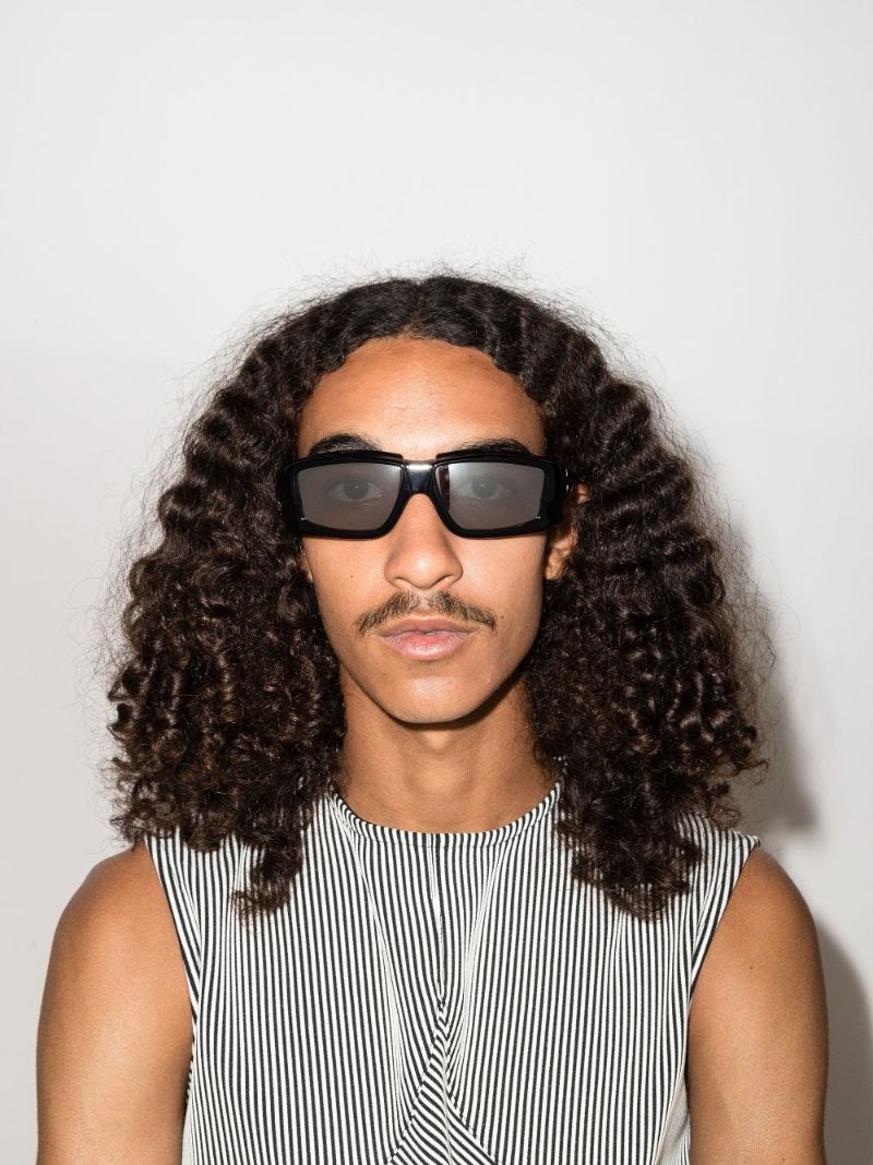 Black Rectangular Sunglasses