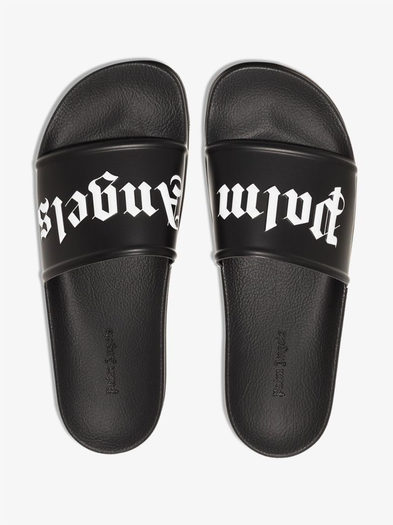 Black Embossed Logo Slides