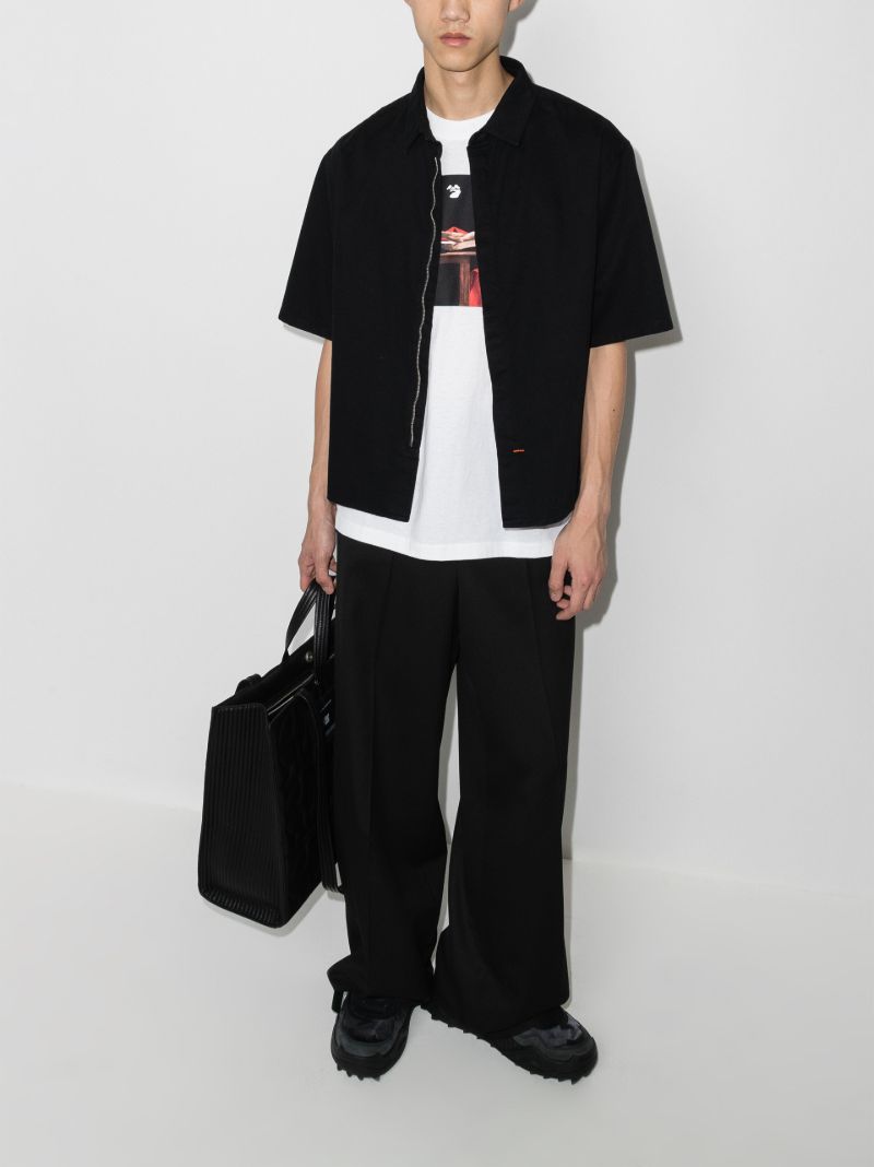 White Caravaggio Print Cotton T-shirt