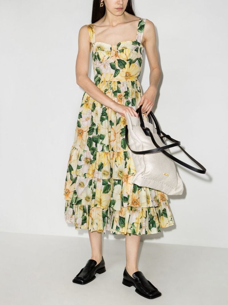 Floral Print Midi Dress