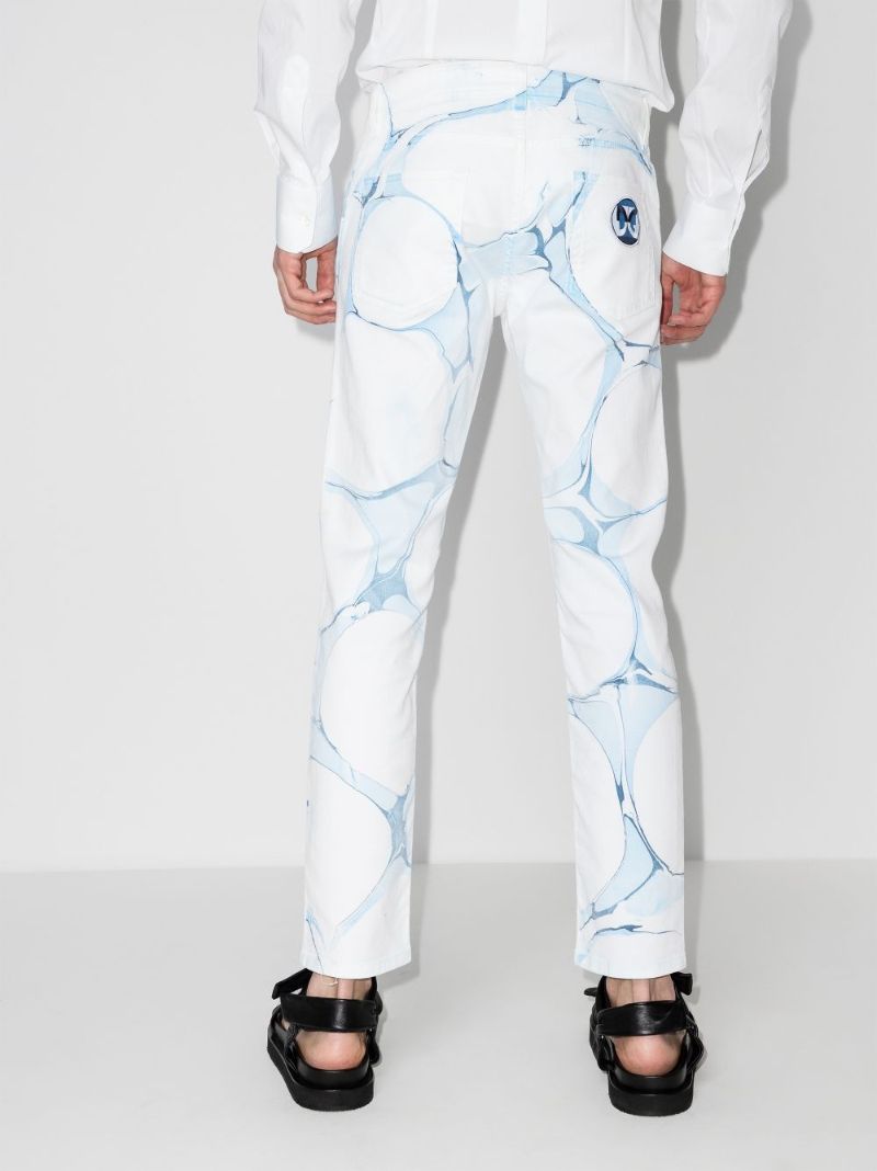 Graphic Slim Leg Jeans