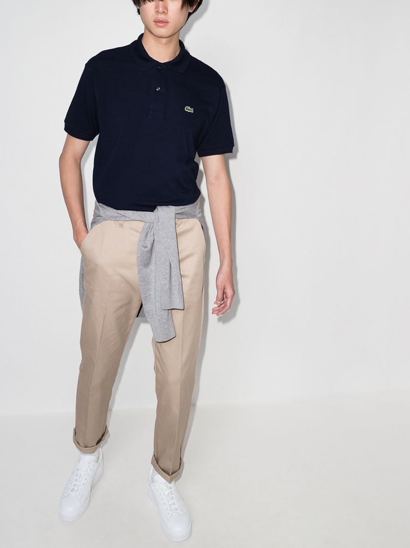 Logo Detail Cotton Polo Shirt
