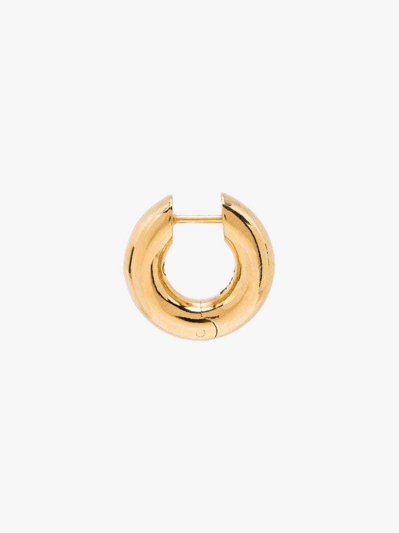 Gold Vermeil Almost Medium Hoop Earring