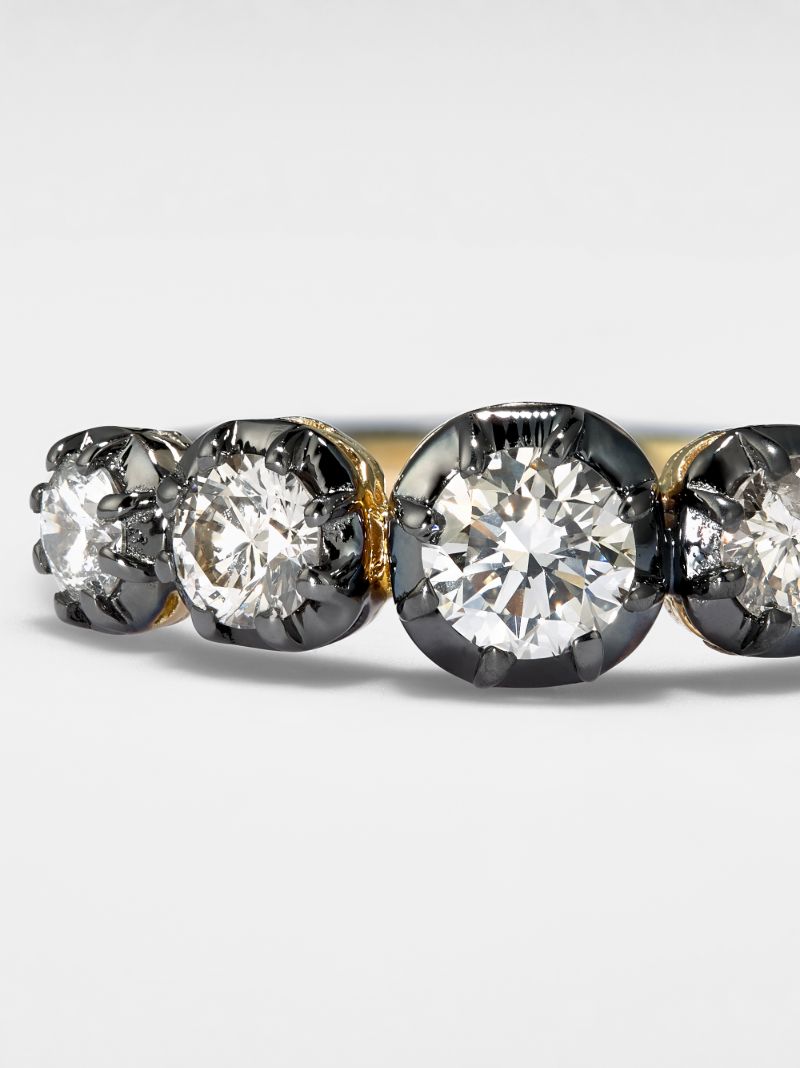 14k Yellow Gold Sophia Diamond Ring
