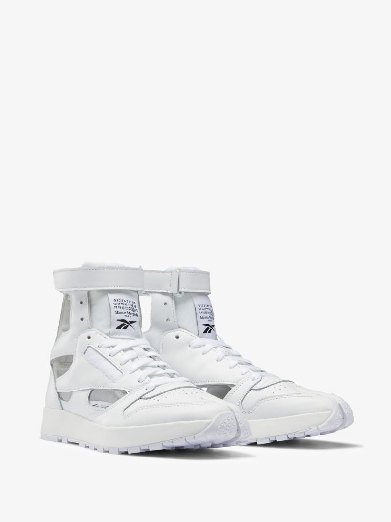 X Reebok White Classic Leather Tabi High Sneakers
