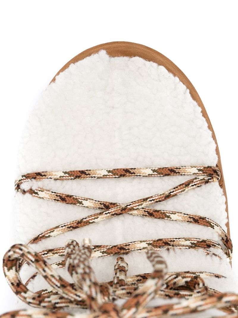 Brown Icon Shearling Snow Boots