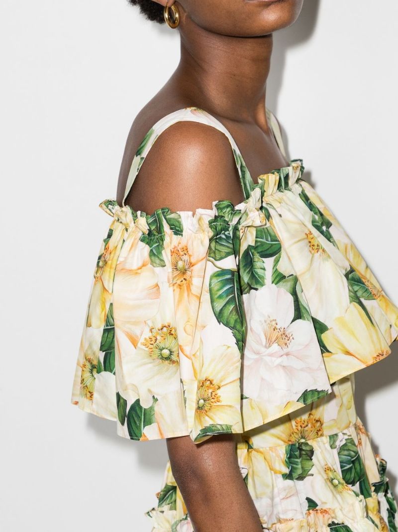 Floral-print Dress