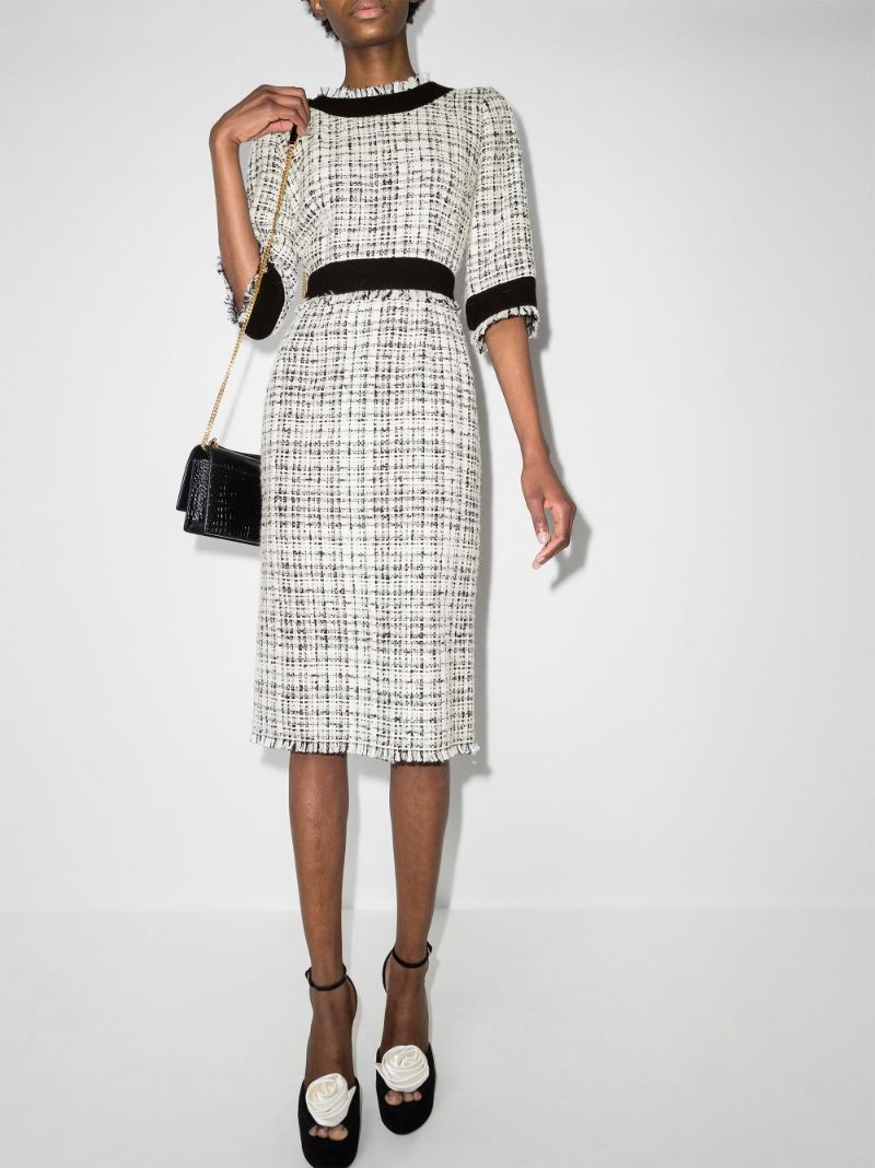 Tweed Midi Dress