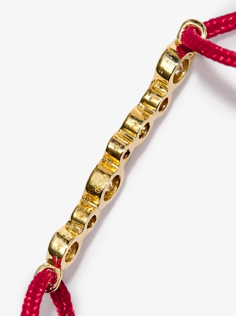 18k Yellow Gold Amie Elongated Diamond Bracelet