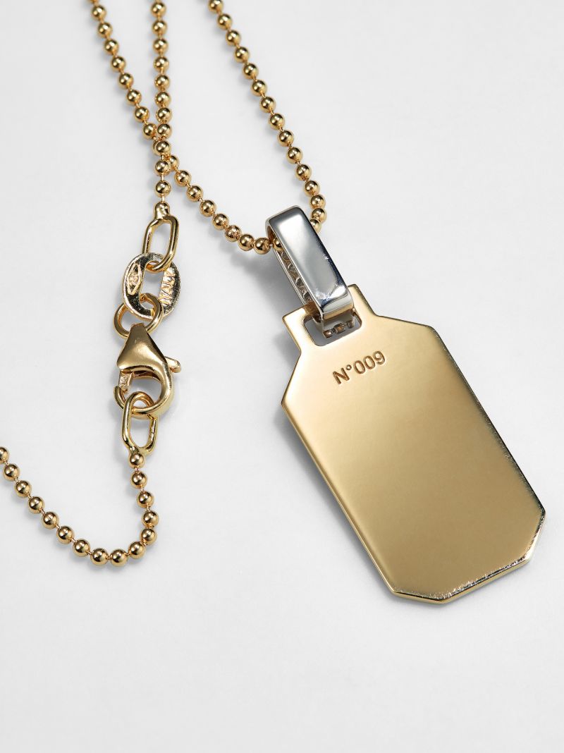 18k Yellow Gold Small Tokyo Diamond Necklace