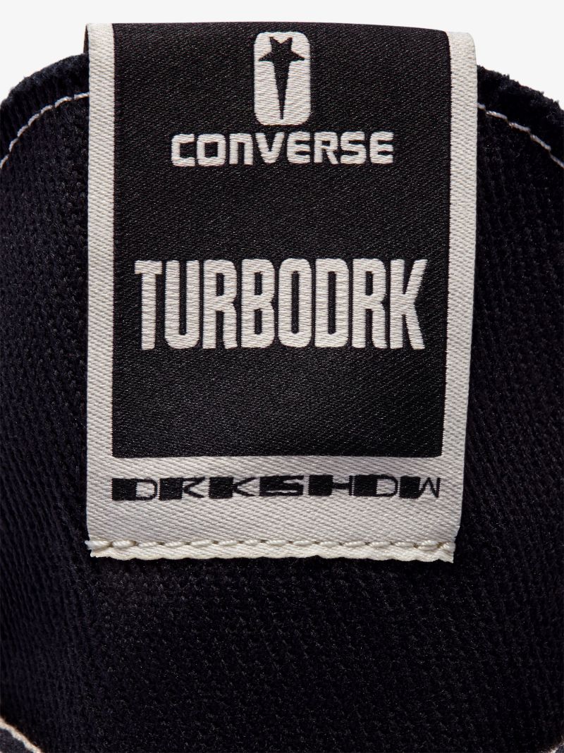 X Converse Black Turbodrk Hi Sneakers