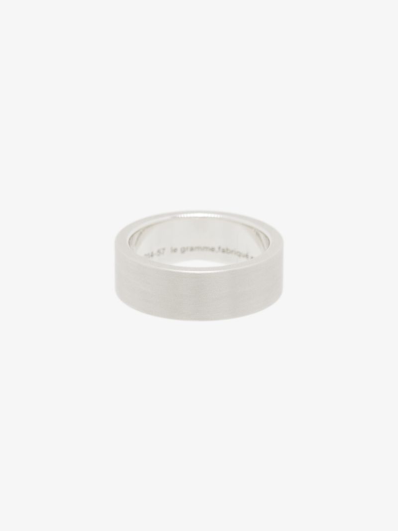Sterling Silver La 9g Brushed Ribbon Ring