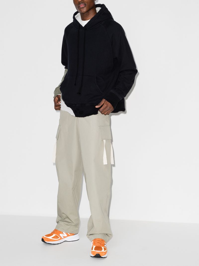 Fragmented Cotton Hoodie