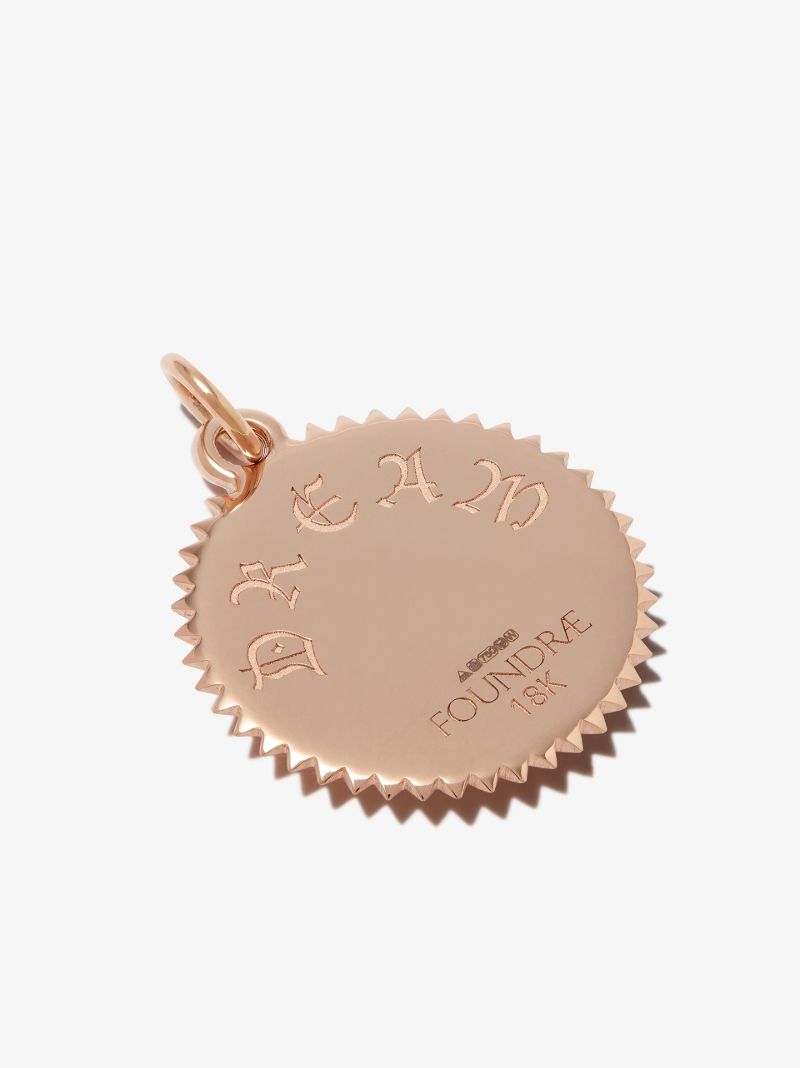 18k Rose Gold Medium Dream Diamond Medallion