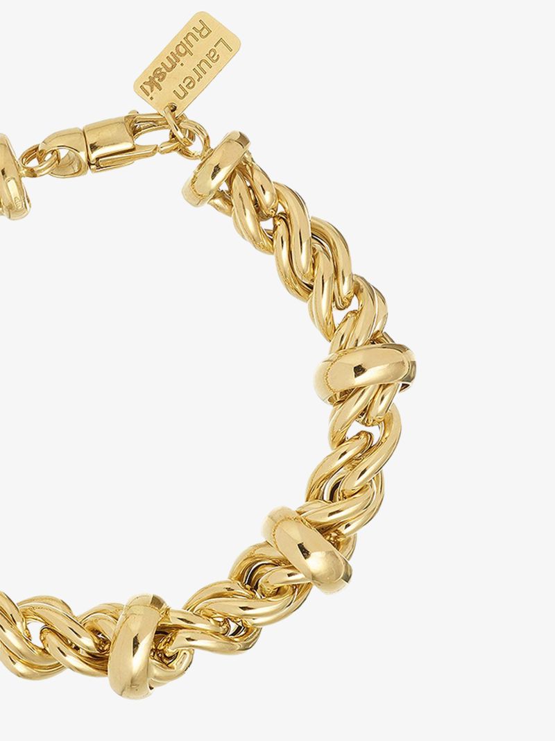 14k Yellow Gold Medium Link Bracelet