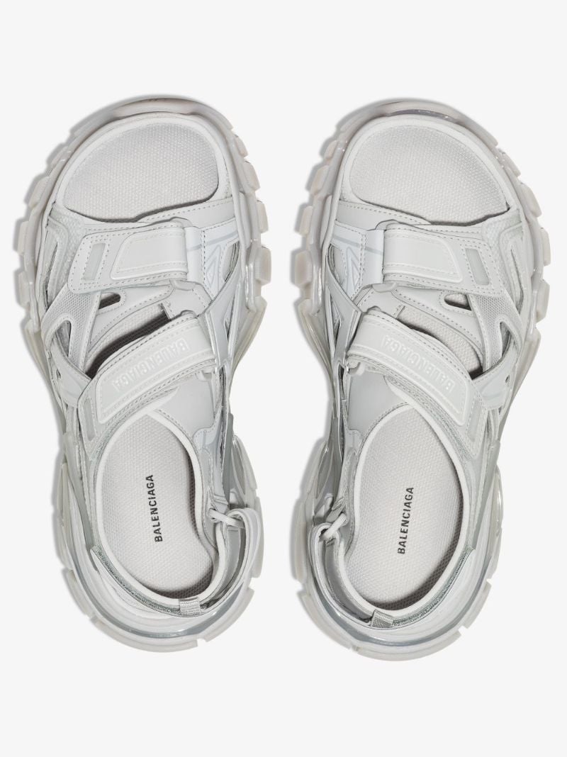 Track Strap Flat Sandals