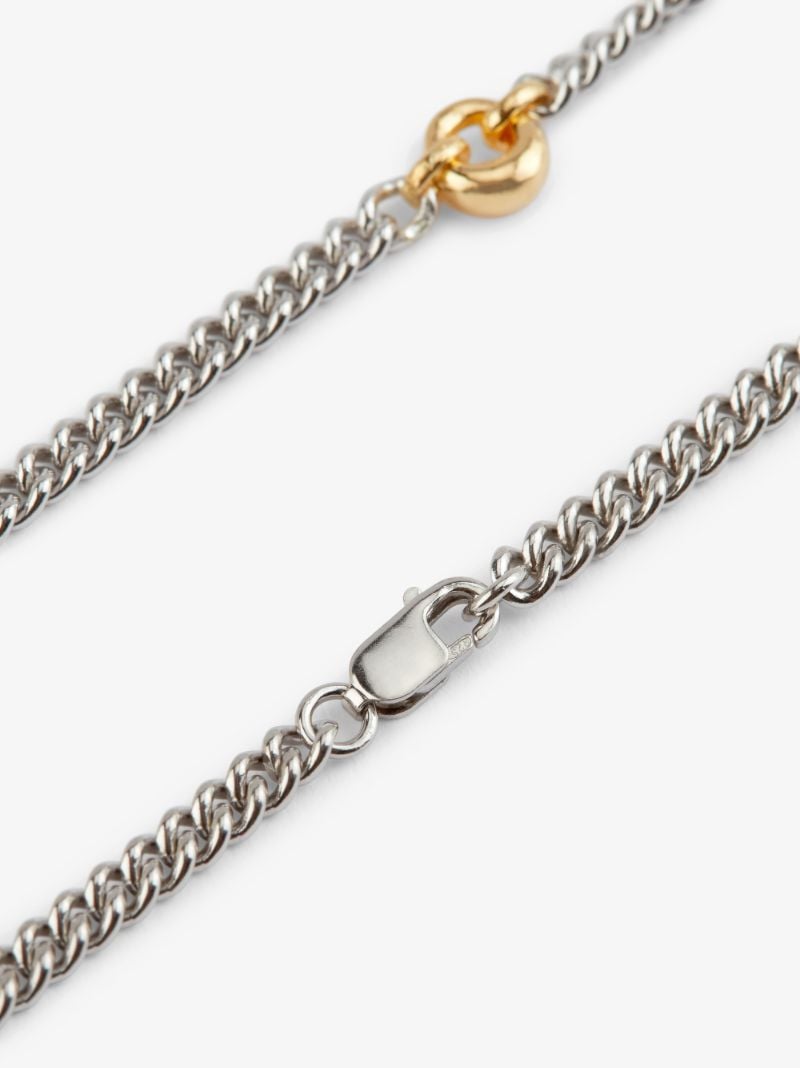 Sterling Silver Trio Link Up Necklace