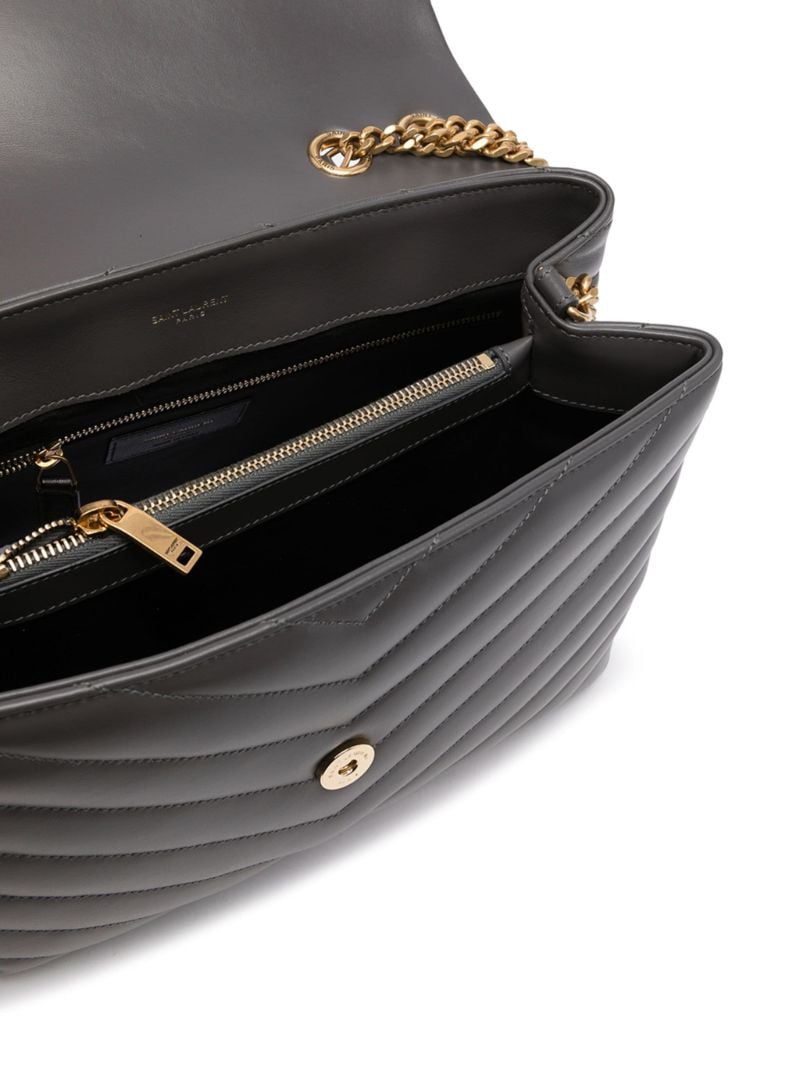 Black Loulou Quilted Shoulder Bag