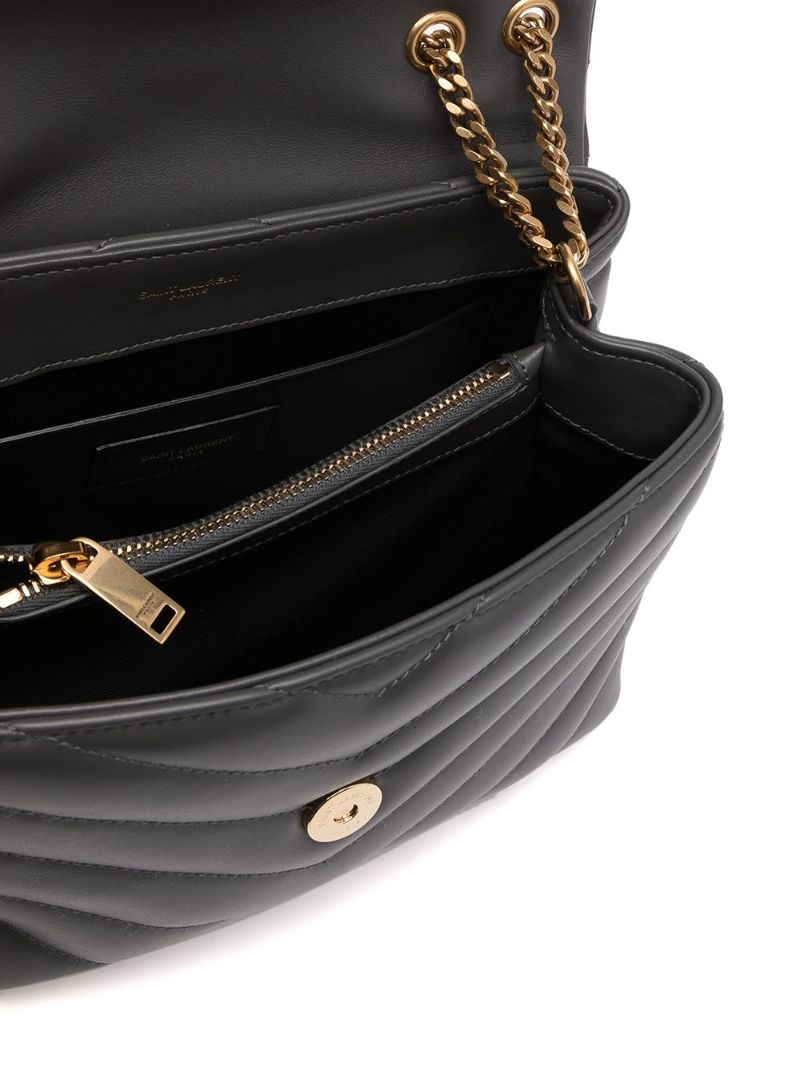 Small Grey Loulou Shoulder Bag