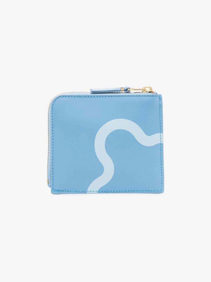 Blue Ruby Eyes Zip-around Wallet