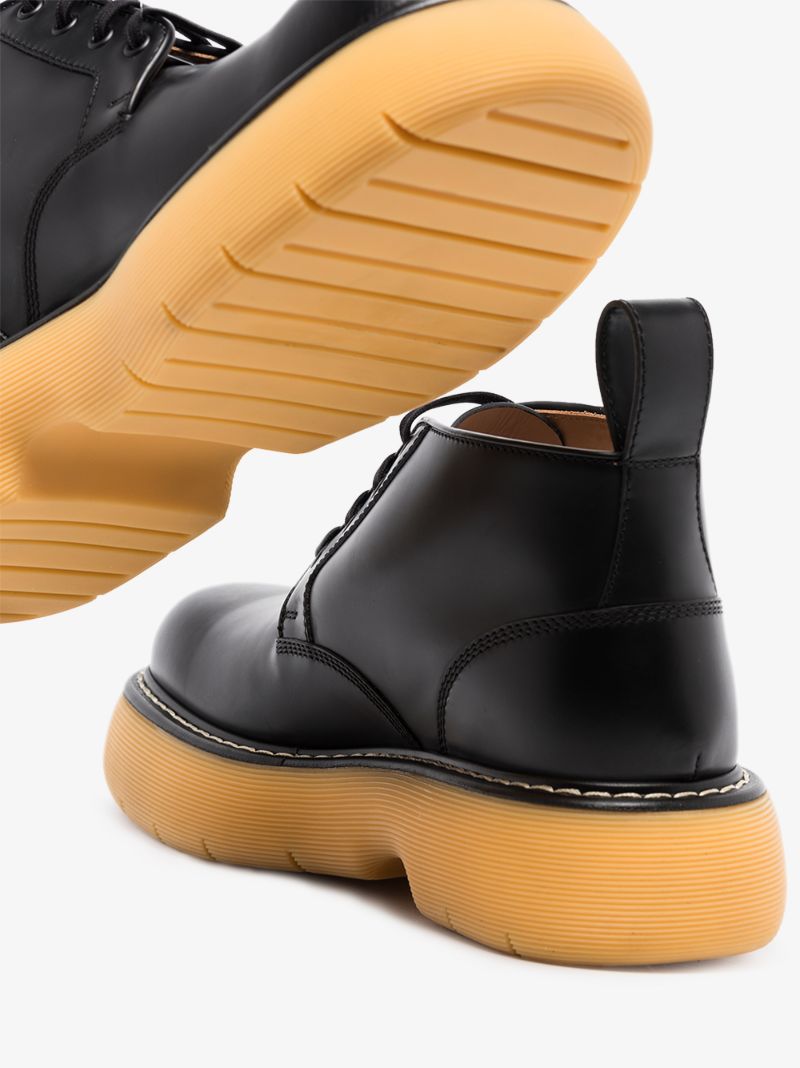 Black Bounce Leather Boots
