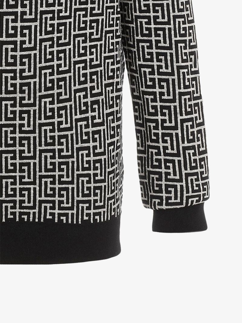 Monogram Print Sweatshirt
