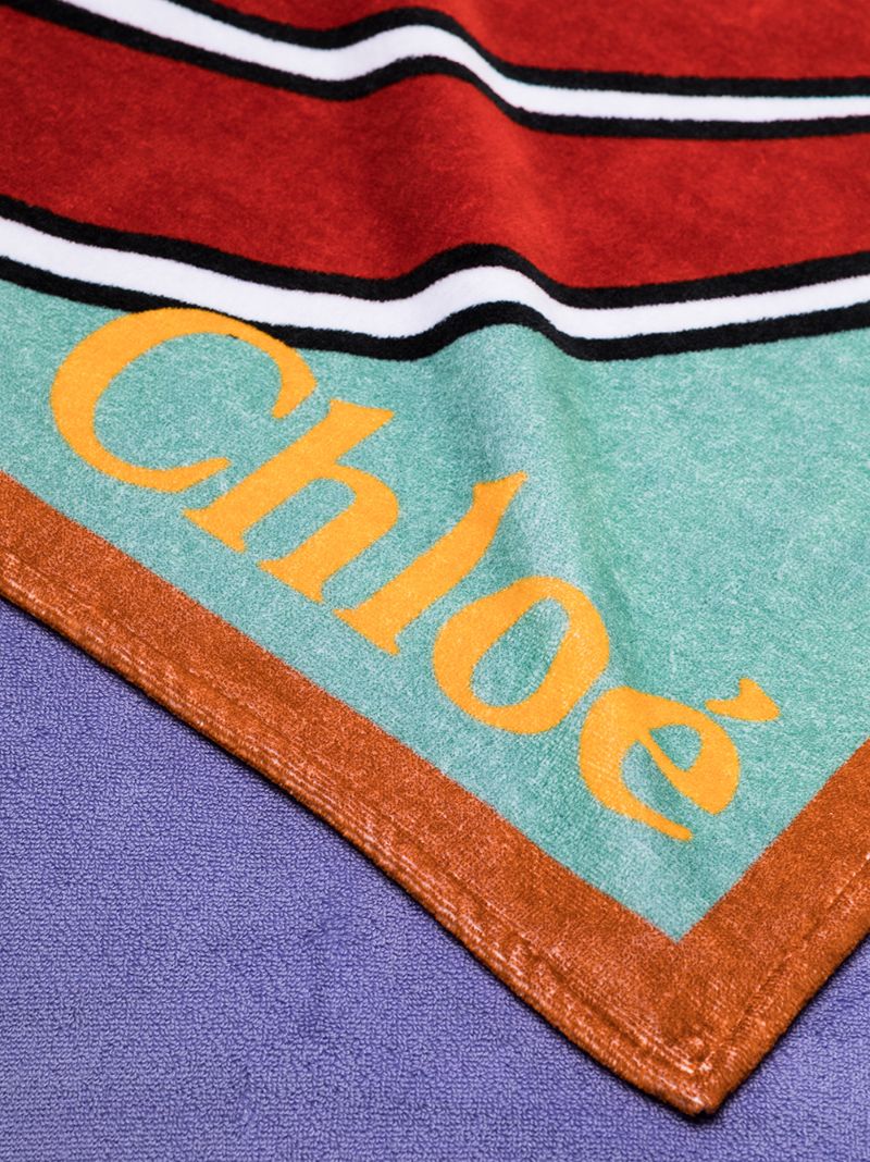 Multicoloured Love Graphic Towel