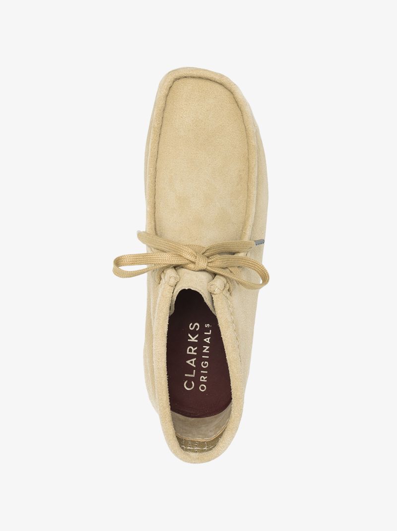 Neutral Wallabee Suede Boots