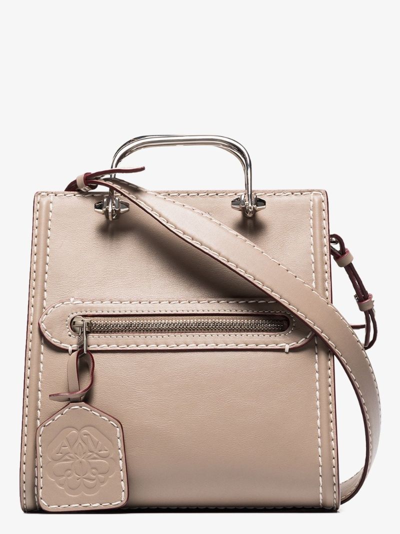 Neutral the Short Story Leather Tote Bag