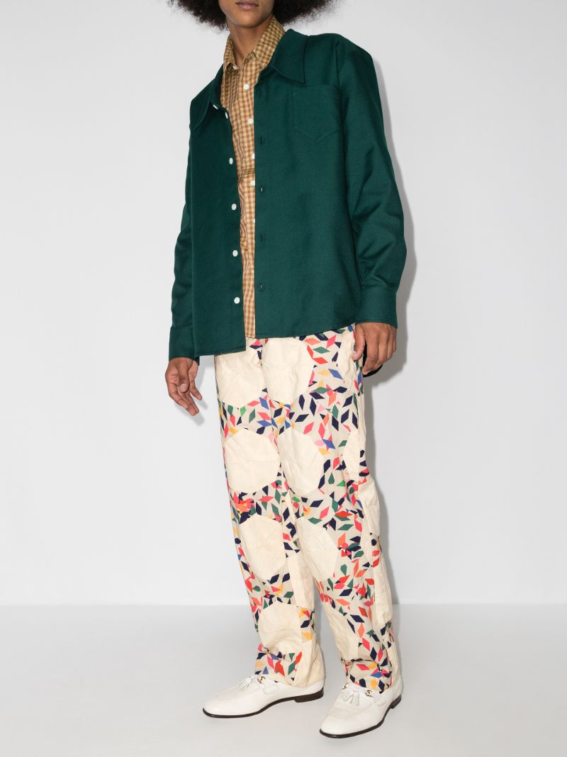 Diamond Quilted Trousers