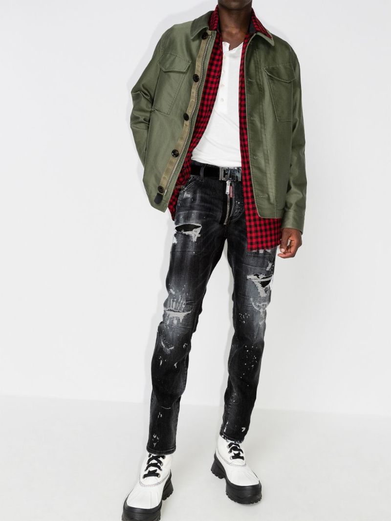 Mercury Skater Distressed Jeans