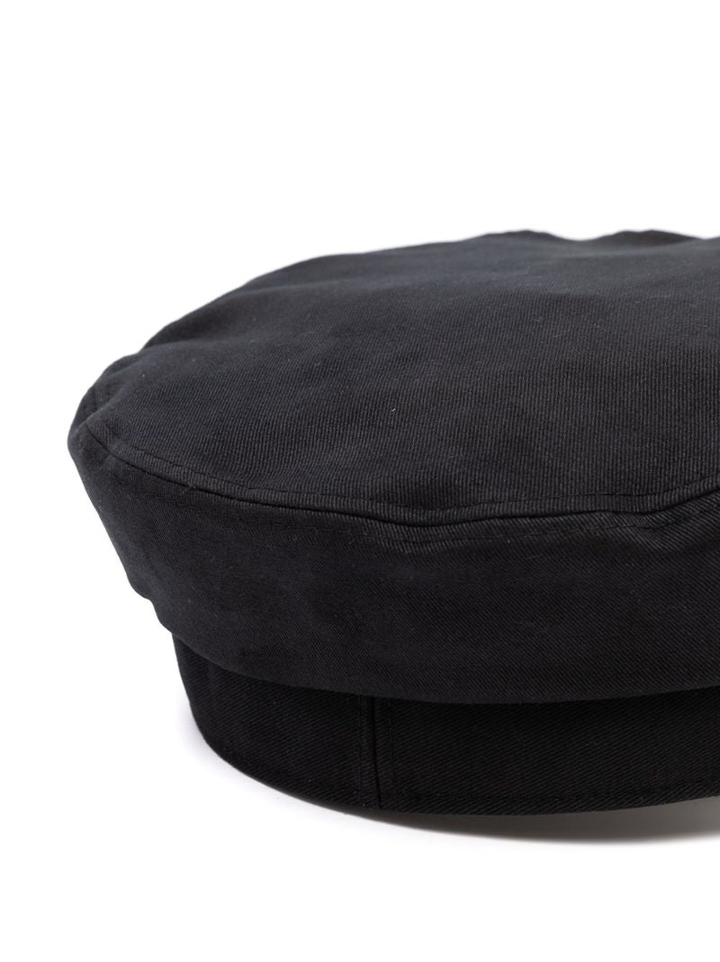 Black Abby Baker Boy Cap