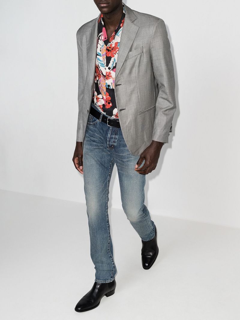 Hawaiian Print Short-sleeve Shirt