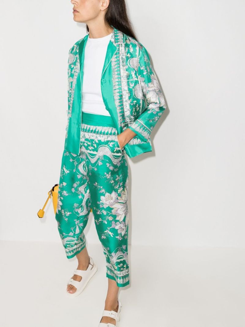 Rugiada Print Silk Shirt