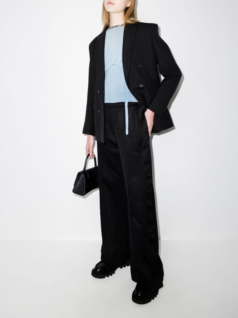 Logo Wide Leg Track Pants