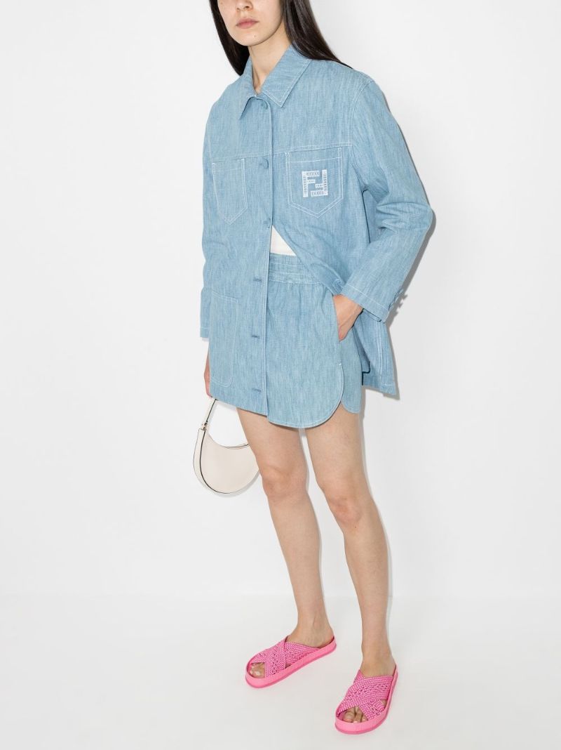 Embroidered Logo Shorts