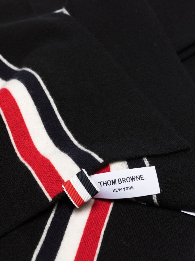 Black Rwb Merino Scarf