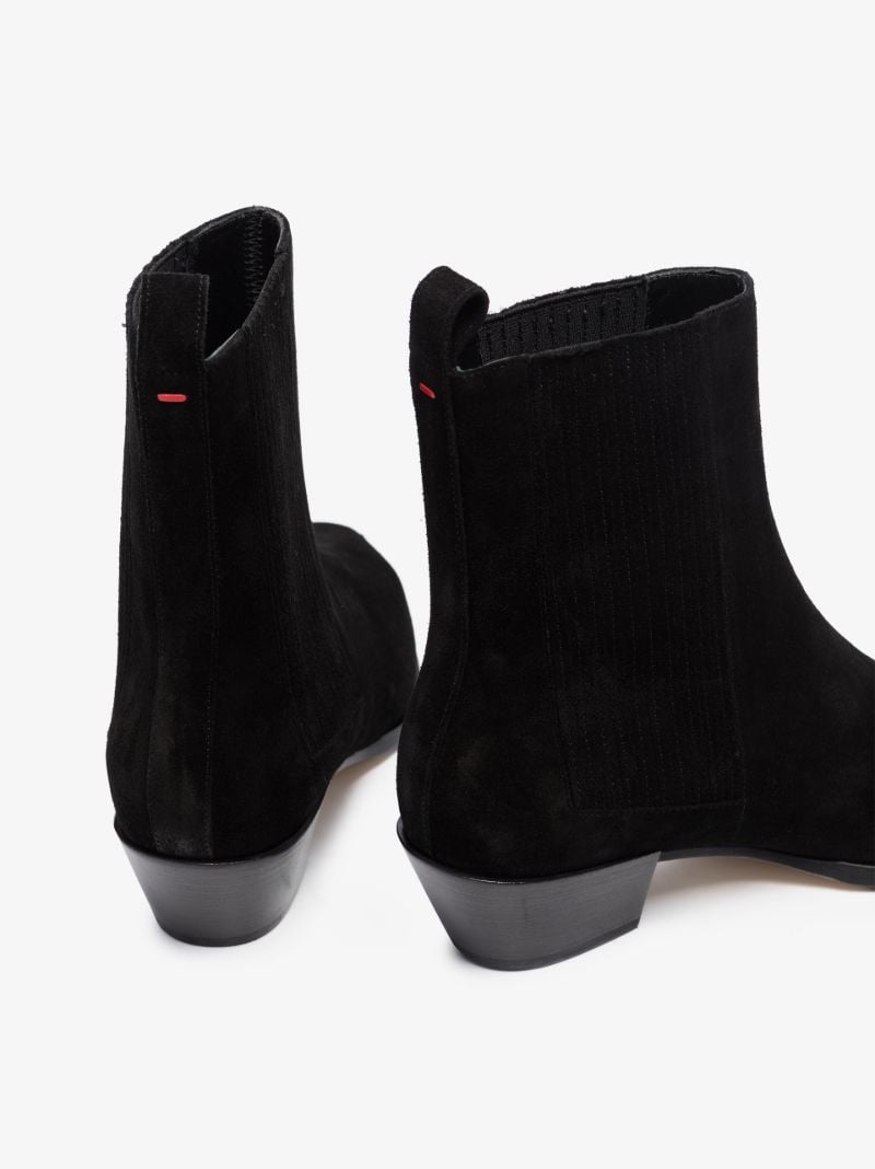 Black Belinda 40 Suede Ankle Boots