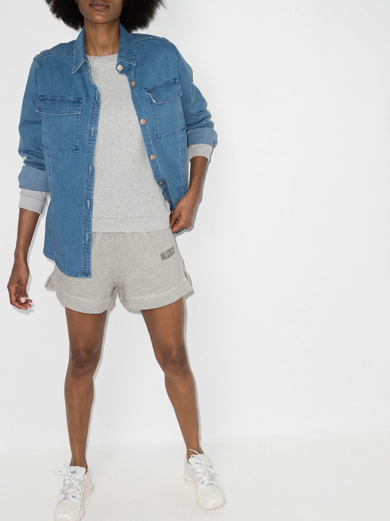Grey Organic Cotton Shorts