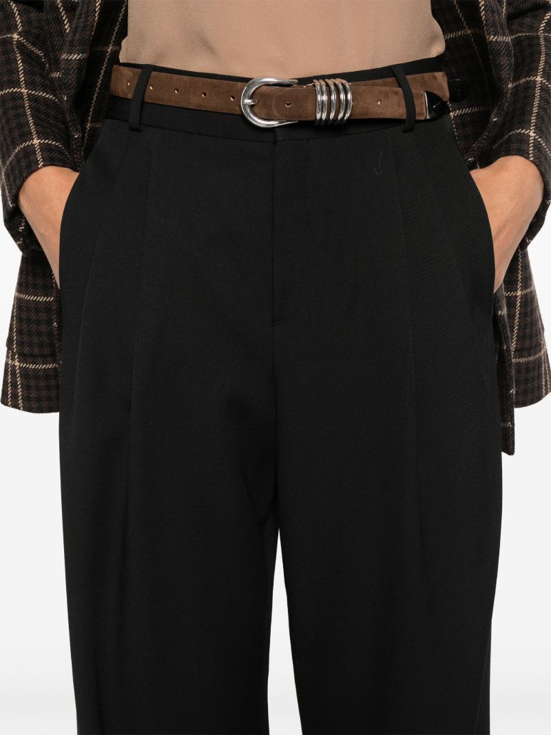 Black Wide-leg Trousers