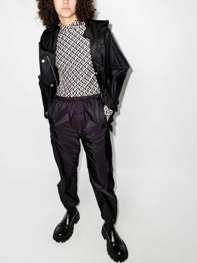 Re-nylon Gabardine Belted Jacket