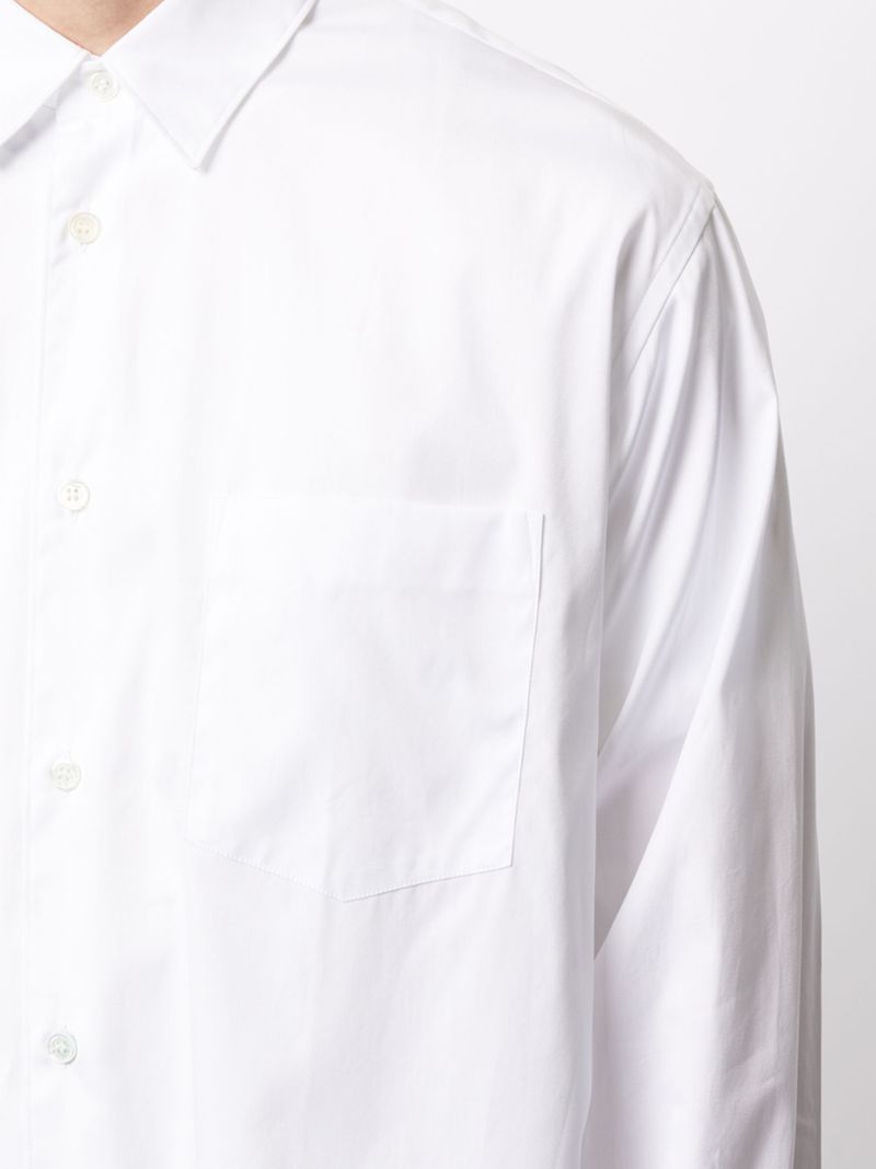 White Long Sleeve Cotton Shirt