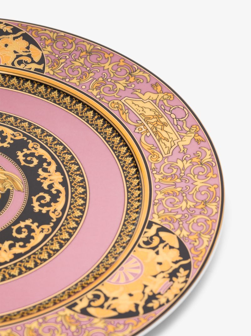 Pink Medusa Rose Service Plate