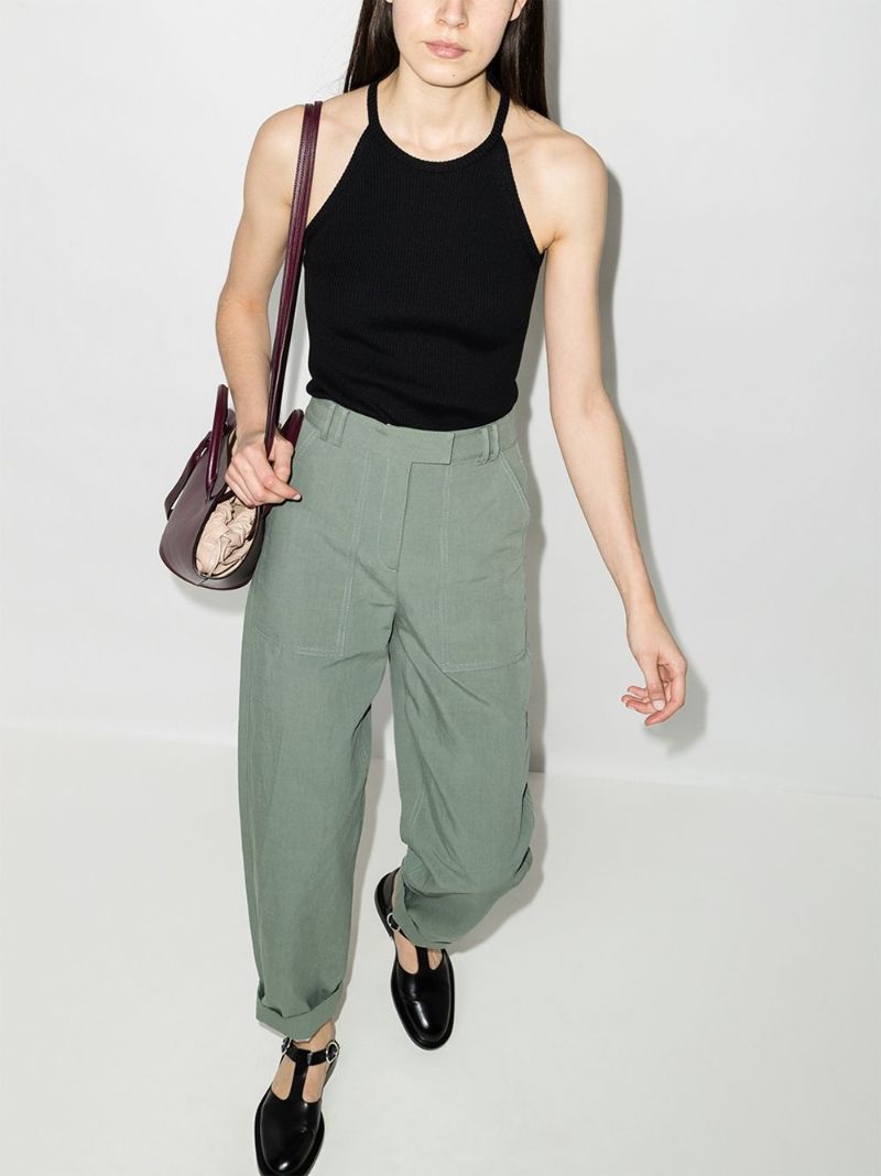 Sleeveless Scoop Neck Vest Top