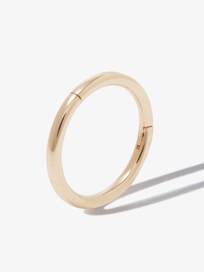18k Yellow Gold Hoop Earring
